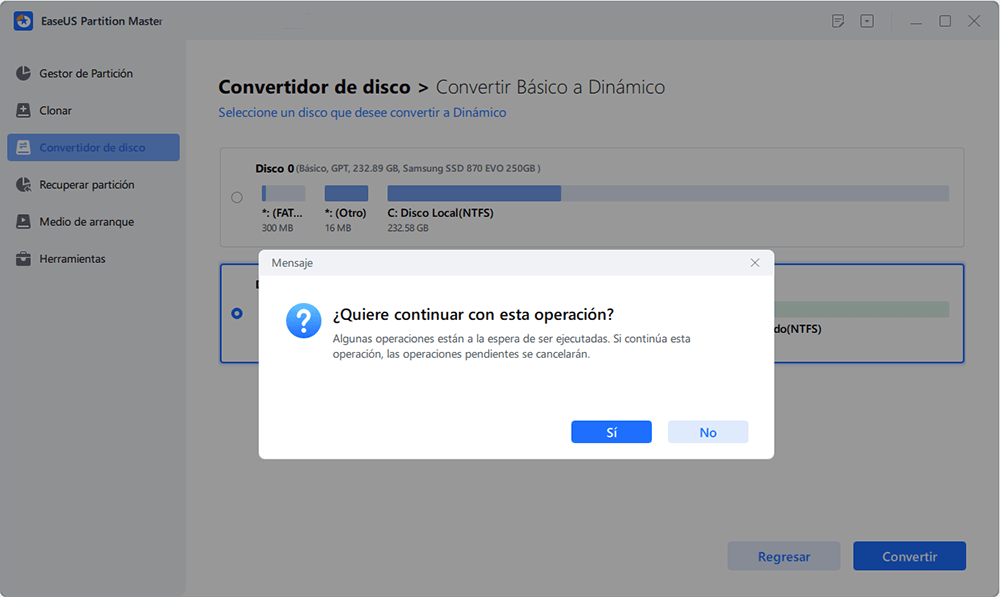 convertir disco